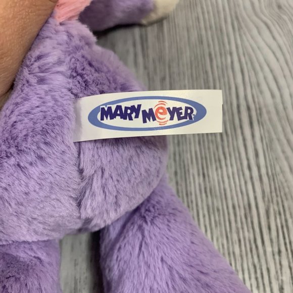 Rare HTF Mary Meyer Marshmallow Purple Unicorn Plush Sample Tag NWT - Picture 7 of 11